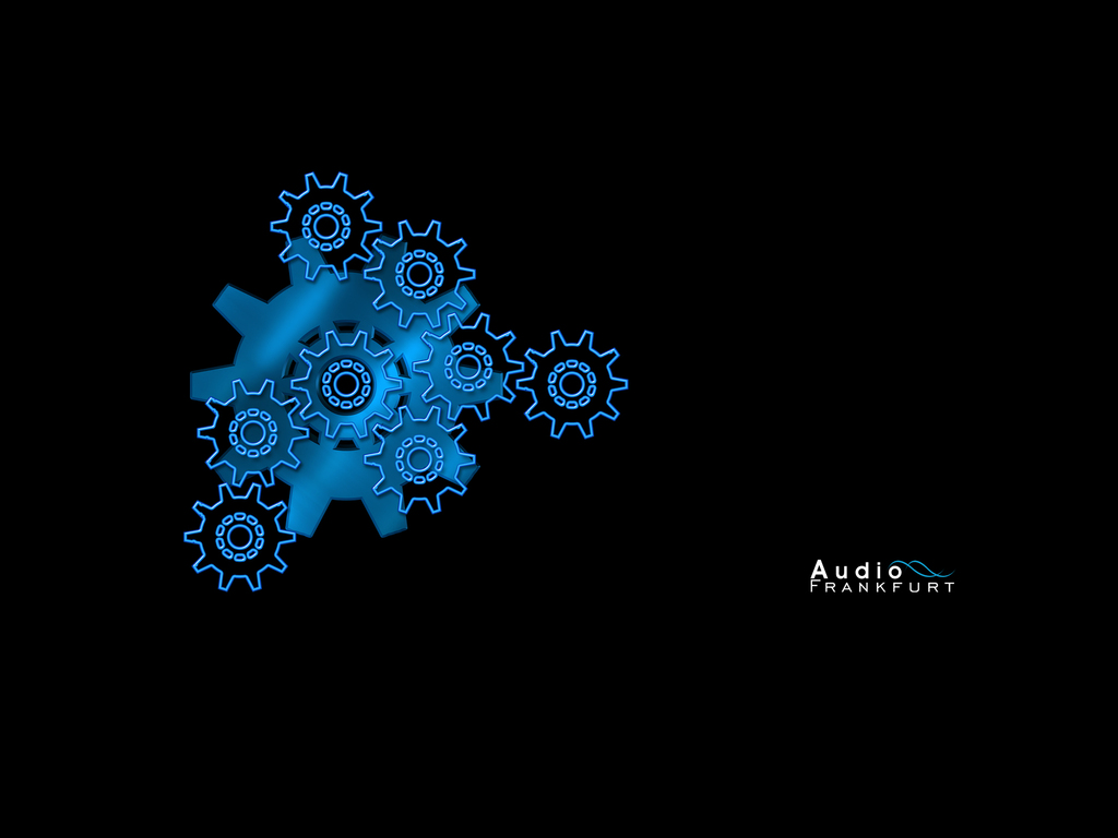Service-Symbol mit Audio-Frankfurt Logo
